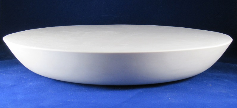 Plaster drape mold to make pottery plates, platters, pasta bowls.