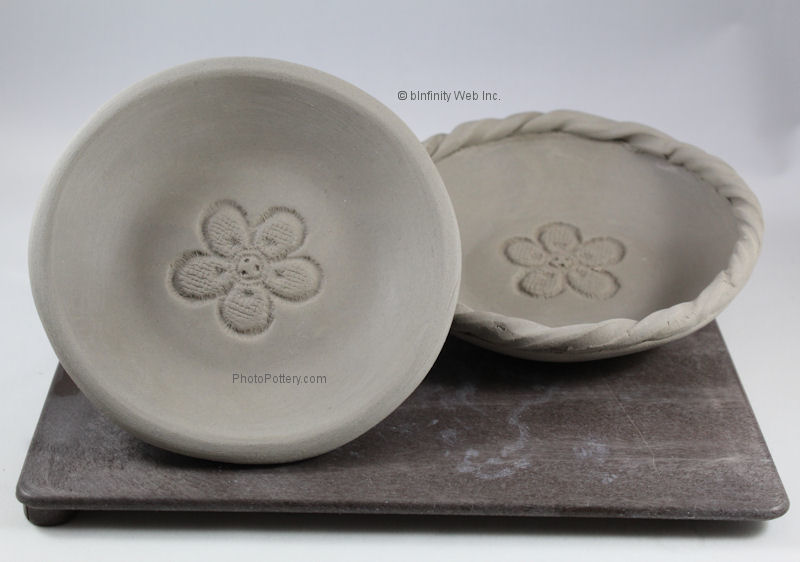 Beautiful, functional pottery made on plaster hump molds