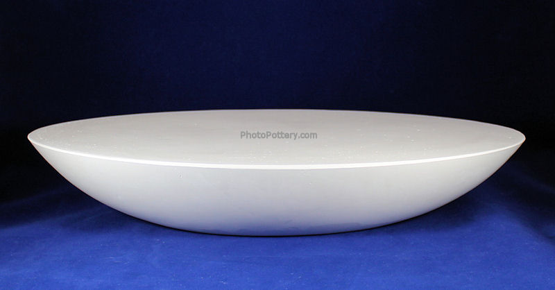 Oval Drape Mold Plaster for Pottery Making, Upright Position