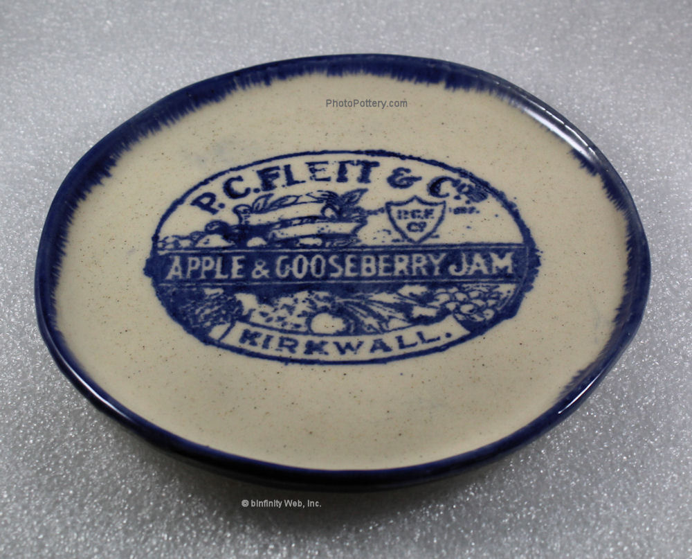 Sample snack plate made on plaster plate mold. Stoneware clay, underglazes used.